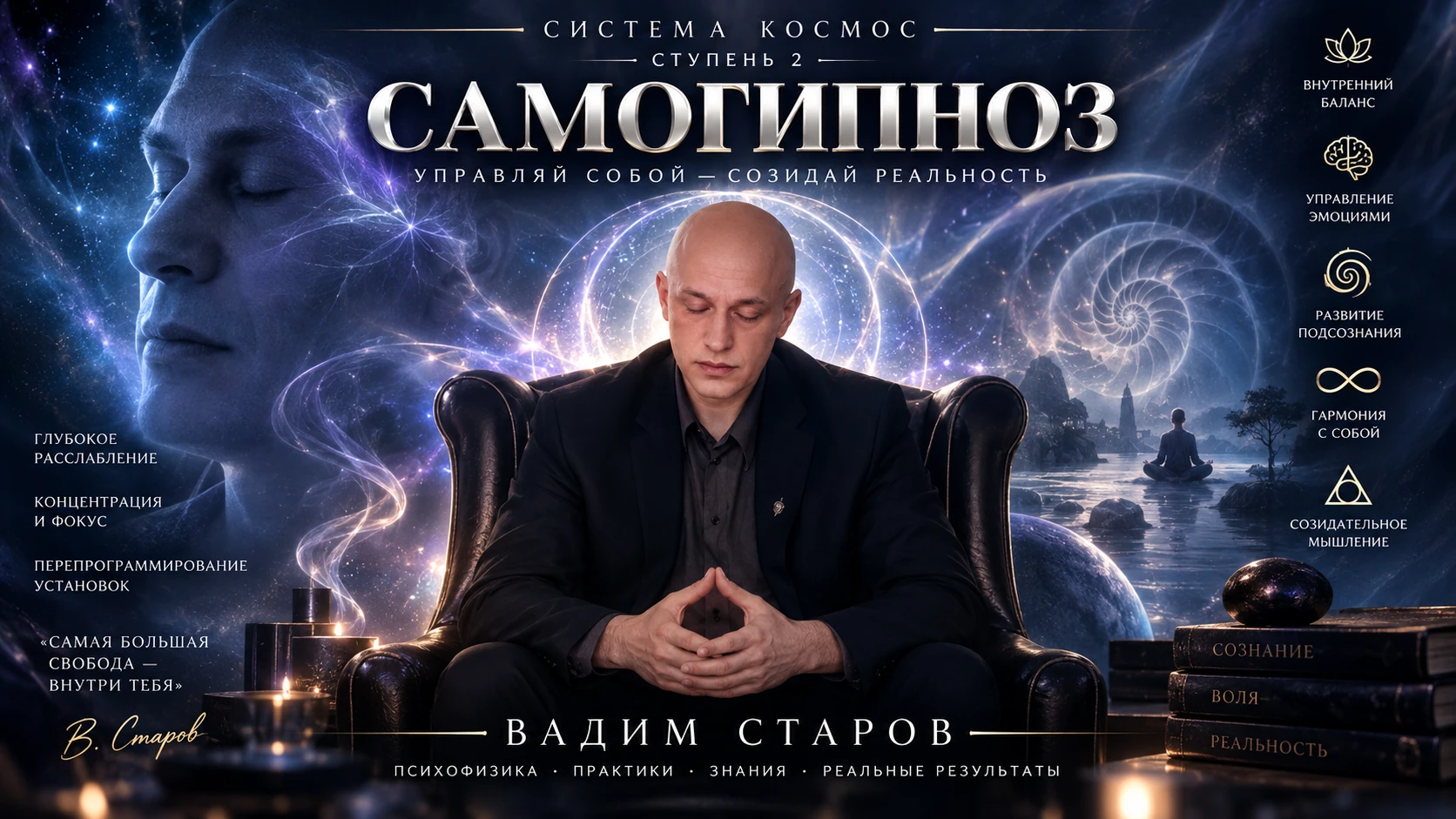 Самогипноз — вторая ступень системы Космос Вадима Старова
